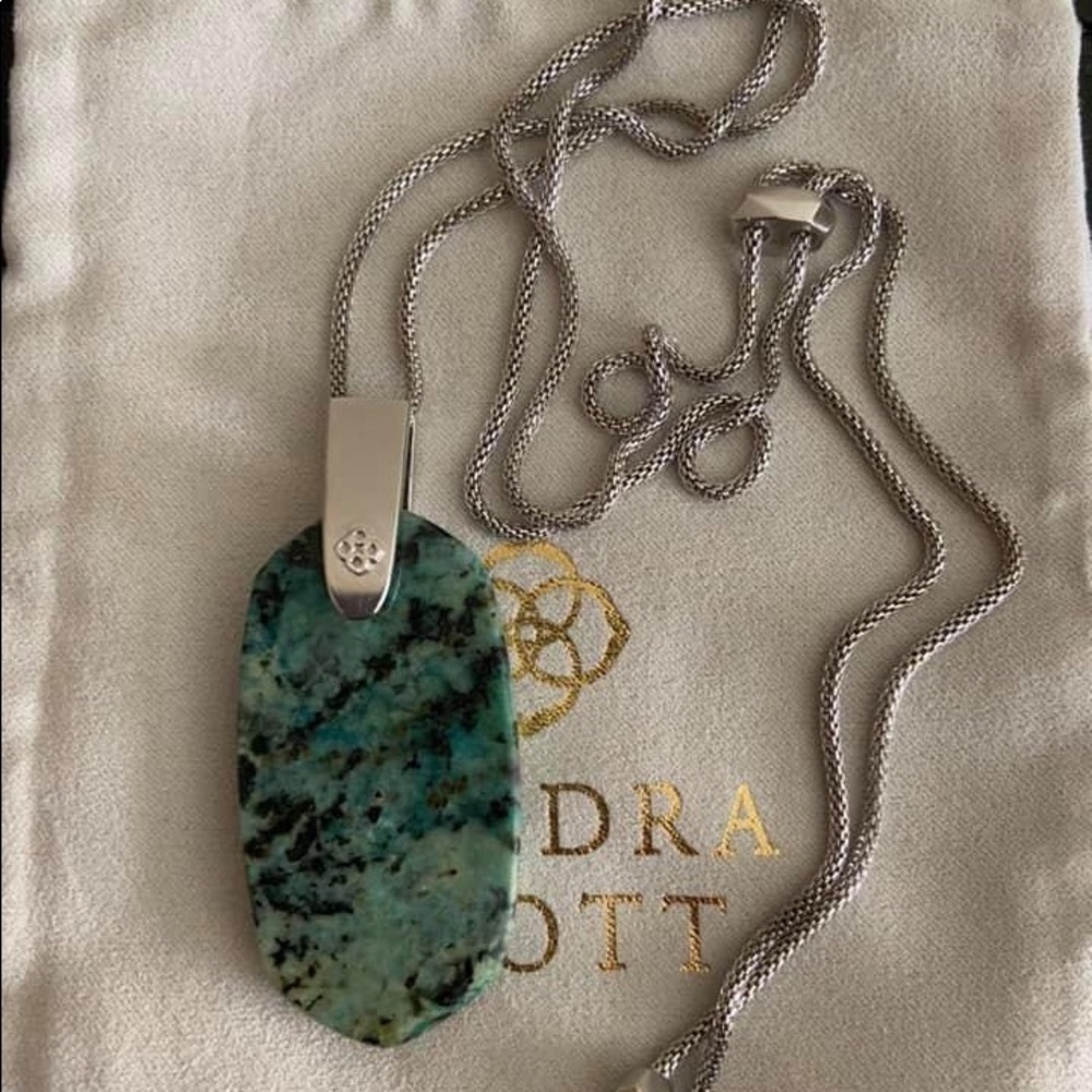 EUC Inez African Turquoise in Silver